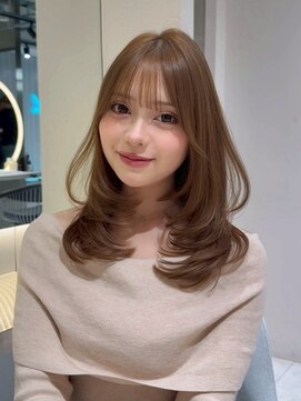 ロンド マーレ 天神大名店(Lond mare) イメチェンヘアスタイル/前髪カタログ/ピンクベージュ