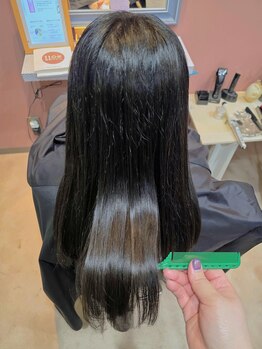 アルヒ(ARUHI)の写真/髪型・髪質に合わせた縮毛矯正で理想の美髪へ♪ダメージ最小限の髪質改善も◎