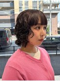 ワンホンレイヤー/ミルクティーブロンド/ダークブルー/戸塚