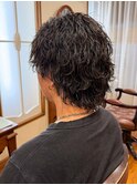 MENS/サーフカール/スパイラル/ウルフ/濡れ髪/四日市/三重