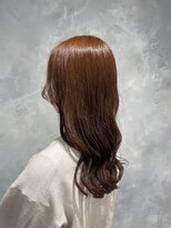 アース 常盤平店(HAIR & MAKE EARTH) 【艶カラー×巻き髪】透明感とツヤで魅せる大人可愛いスタイル♪