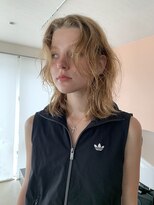 ペレ 原宿(PELE)&nbsp;ダークパープルナチュラルショート夏のヘアアレンジ原宿
