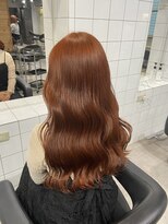 オルア 表参道(Orua)&nbsp;ブリーチなしオレンジブラウン