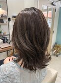 外はねS字セミロング