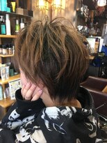 オーバーキャプテンネイキッド(OVER CAPTAIN NAKED) 耳掛けレイヤーショート