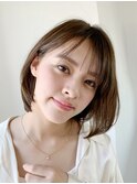 【sheta/AI】大人 小顔 耳掛けすっきり ボブ