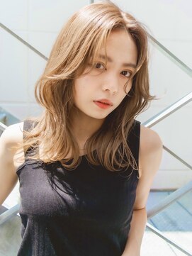 ハバナ 天神(HAVANA) 韓国風くびれミディアム×ハイライトマロンベージュ