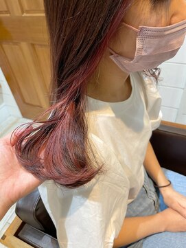 ネオリーブ アンド 渋谷店(Neolive &) 【Neolive&渋谷店】レッドピンク&インナーカラー