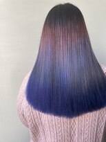 ホワイトルーム(White Room)&nbsp;pink × blue ワンレングス