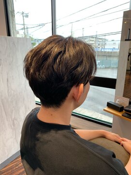 アトリエアルシュ(atelier ARCHE) メンズ縮毛矯正 ピンピンにならない強いくせ毛を自然なショート