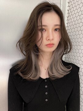 サイン 表参道(SIGN) くびれインナーカラー＊[ケアブリーチ/ハイライトカラー/表参道]