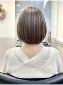 20代30代40代ハイライト_丸みショート_ショートボブ