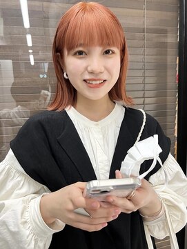 ヌープヘアーアイス(NUUP.hair ici) オレンジベージュ　～1bleach～