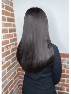 エニー 栄(Any) うるつやストレート×ダークグレージュ♪