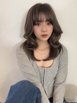 オリンテ バイ レシッド 表参道(orente by rcid)&nbsp;韓国レイヤー×ミルクティアッシュベージュ　インナーグレージュ