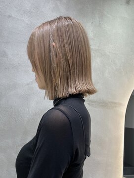 ロンドアベニール 北千住(Lond avenir) ナチュラル外はねボブ☆ボブ/インナーカラー[北千住]