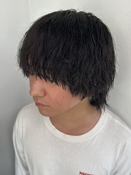 ザ オーダー(THE ORDER) ツイストスパイラルパーマ韓国ウルフマッシュウルフ波巻きパーマ