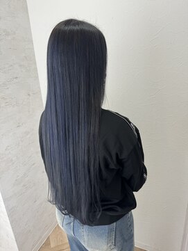 シエル 立川店(CIEL) 【CIEL×久光】ネイビーブルーロング