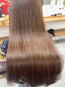 ランプ(Lamp) くびレイヤーグレーベージュニュアンスカラー白髪染め白髪ぼかし