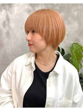 ウーフ(U-fu) 大人ショートまるみショートマッシュショートハイトーンショート