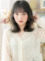 カバーヘア ブリス 志木南口駅前店(COVER HAIR bliss)&nbsp;大人かわいい暗髪ミディアムレイヤーウルフa志木20代30代40代