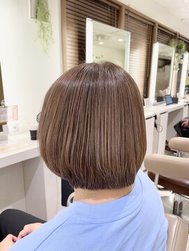 アッシュ 大宮店(Ash) Wカラーで明るめ白髪ぼかし