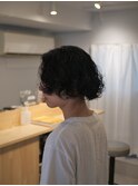 スパイラルパーマ、ミディアムボブ、大人パーマ