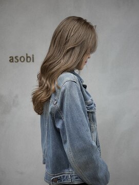 アソビ(Asobi) 【ブリーチ1回】くすみベージュ