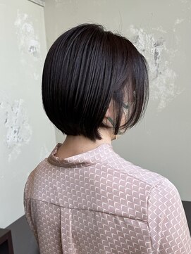 ヘアーメイク アチャ(hair make accha) 黒髪/ボブルフ/ネビージュ/小顔/ワンレン/観音寺/髪質改善/前髪