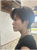 クセを活かした大人のショート