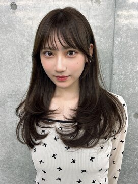 アリュウル 表参道(ALLURE) ナチュラルワンカールレイヤー×グレージュ◎矢口