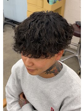 リップス 吉祥寺アネックス店(LIPPS) 波巻きパーマ 刈り上げマッシュ 波巻きツイスパ メンズパーマ