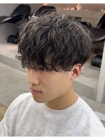 ロンドシエル 横浜(Lond ciel)&nbsp;men'sメンズカットフェザーパーマダウンパーマシャドウパーマ