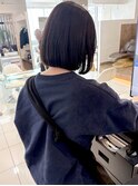 タッセルボブ　韓国ヘア　地毛風