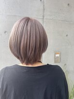 オーガニック ライフ 若葉 鶴ヶ島(organic+life)&nbsp;大人可愛い丸みボブピンクラベンダーベージュベビーピンク