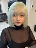 ミントグリーン ミントカラー ケアブリーチ
