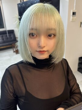 イエナ 渋谷(IENA) ミントグリーン ミントカラー ケアブリーチ