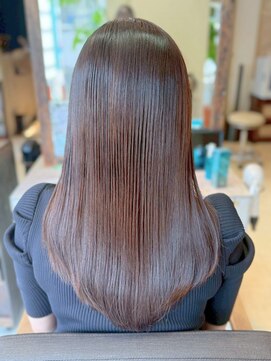 ヘアリゾート粋 ティガ 池袋店(tiga) 艶髪/セミロング/ナチュラルブラウン