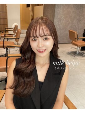 アリーズ(ALLYS) レイヤーカット×milk beige♪担当寺西