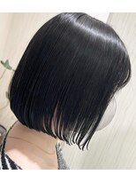 アテーサ 赤羽店(ATTESA)&nbsp;ブルーブラック/ボブ/髪質改善