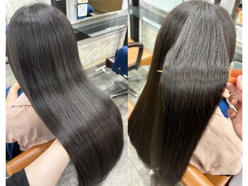 髪質改善専門店 アミーベルエクラ(AMI a BELLE Eclat)の写真/【髪質改善専門店】20年以上前から髪質改善に特化した独自のエステ技術で広島トップレベルのツヤ髪へ☆