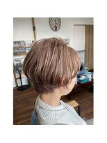 レオンカラー 天神大名店(LEON COLOR)&nbsp;ミルクティーベージュ/髪質改善カラー/20代/天神大名