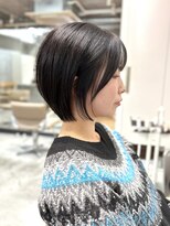 ミィ 浦和(mee)&nbsp;透明感カラー ボブ 前髪 ショート カラー ブリーチ&ダブルカラー