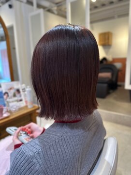 スペックホルダーミミ(Spec Holder mimi) レッドブラウン12.27小顔