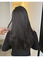 バンクスヘアー(BANK'S HAIR)&nbsp;レイヤーカット　ココアブラウン　顔周りカット　韓国　春カラー