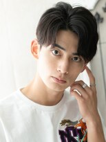 モッズヘア メン 上尾東口店(mod's hair men)&nbsp;黒髪センターパート学生カジュアル爽やかフェザーマッシュI上尾