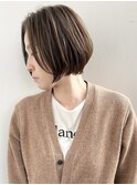 脱白髪染め/白髪ぼかしカラー/40代/50代/明るい白髪染め/d