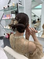 フォルテステラ(FORTE STELLA)&nbsp;カチモリ　結婚式　ヘアセット
