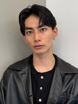 トリッカ シブヤ(TRICCA SHIBUYA)&nbsp;メンズカットパーマフェザーニュアンス毛流れセンターパート渋谷