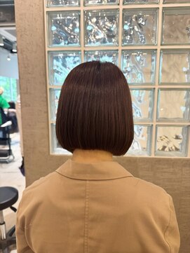 イマ 名駅店(ima) ミニボブ×オリーブベージュ